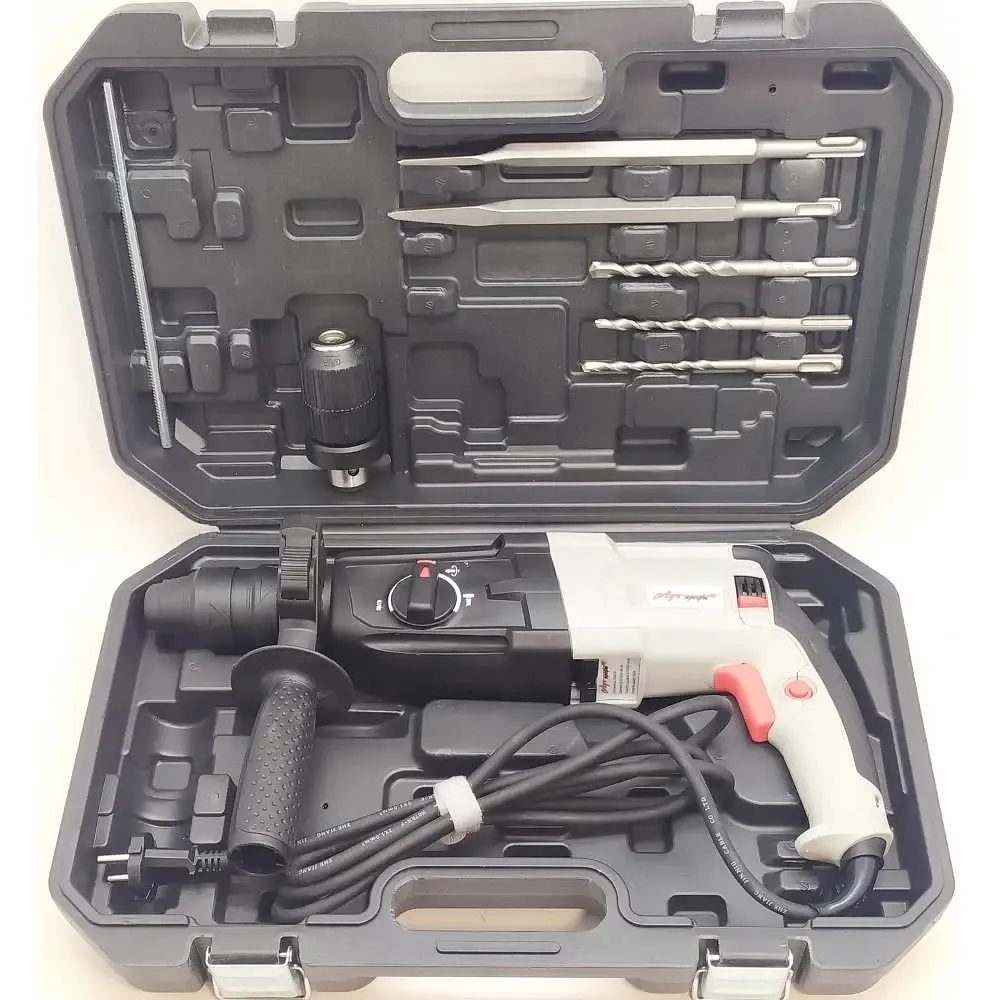 Перфоратор прямой Луч Профи ПЕЛ-1500 ДФР SDS-plus кейс 5 Дж 1500 Вт 5000 уд/мин 30412 - фото 3