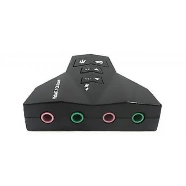 Звуковая карта 7.1 USB QTS-009 Black (16163) - фото 3
