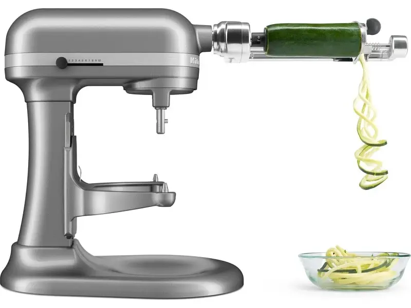 Кухонна машина KitchenAid Heavy Duty 5KSM55SXXECU з відкидним срібним блоком 5.2 л - фото 5