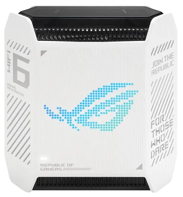 MESH-система ASUS mesh ROG Rapture GT6 AX10000 1Pcs White 802.11ax (90IG07F0-MU9A30) - фото 3