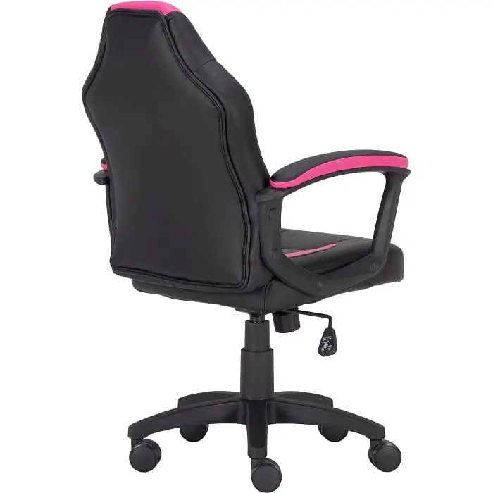 Геймерське дитяче крісло GT Racer чорне з рожевим (X-1414 Black/Pink) - фото 7
