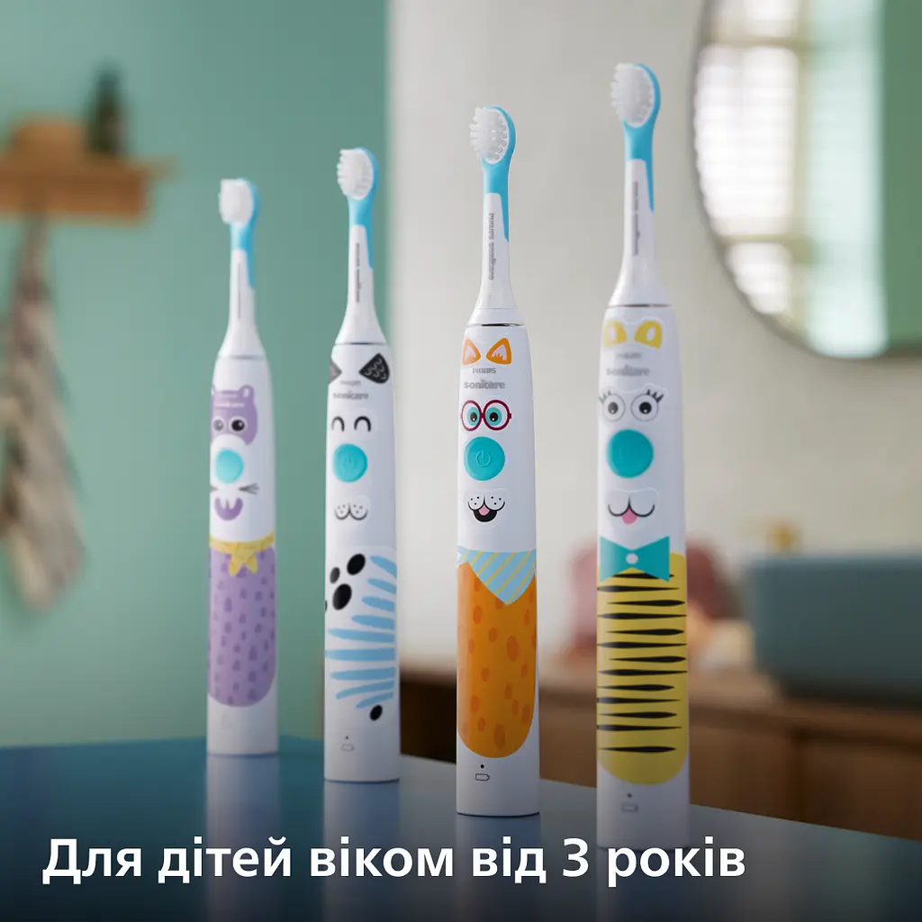 Електрична зубна щітка Philips Sonicare For Kids Design a Pet Edition HX3601/01 - фото 9