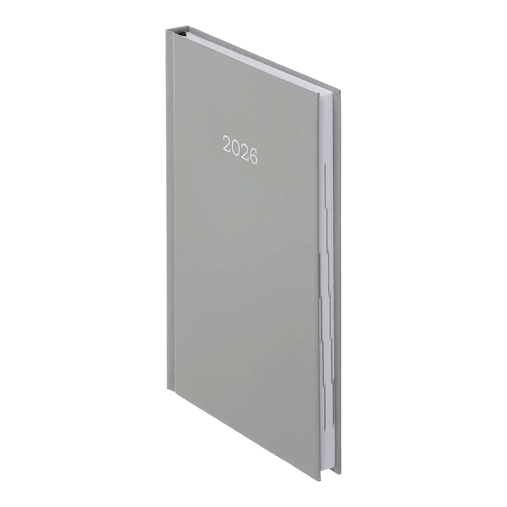 Щоденник датований Buromax Simple 2026 A5 бумвініл сірий (BM.21166-09) - фото 2