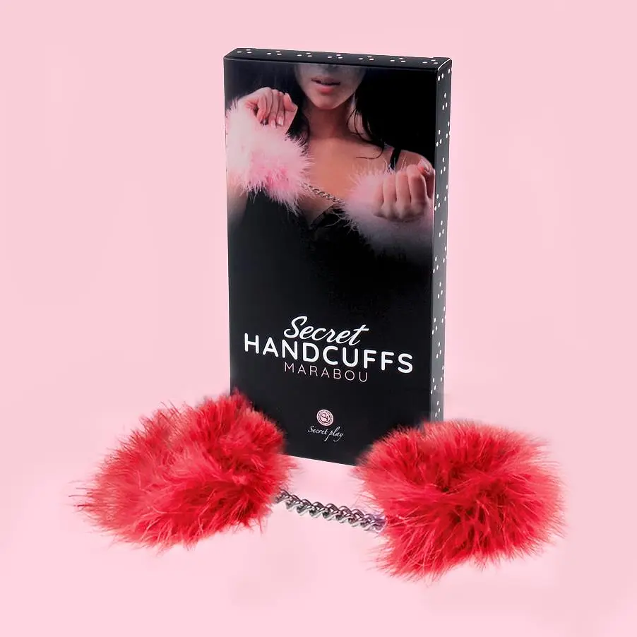 Наручники Secret Marabou Червоні Secret play 37-3415R 98964 - фото 3