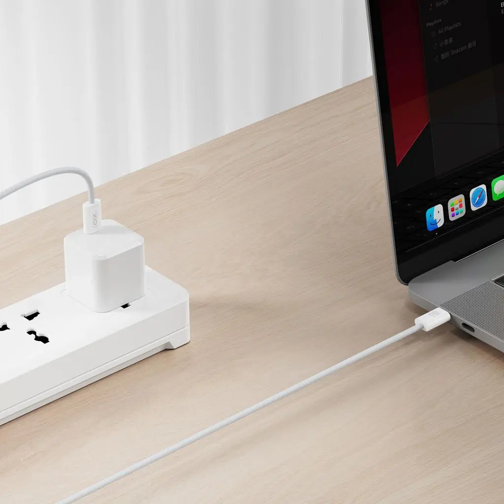 Дата кабель USB-C to USB-C 1.0m 60W white XO (CB-Q73CC) - фото 3