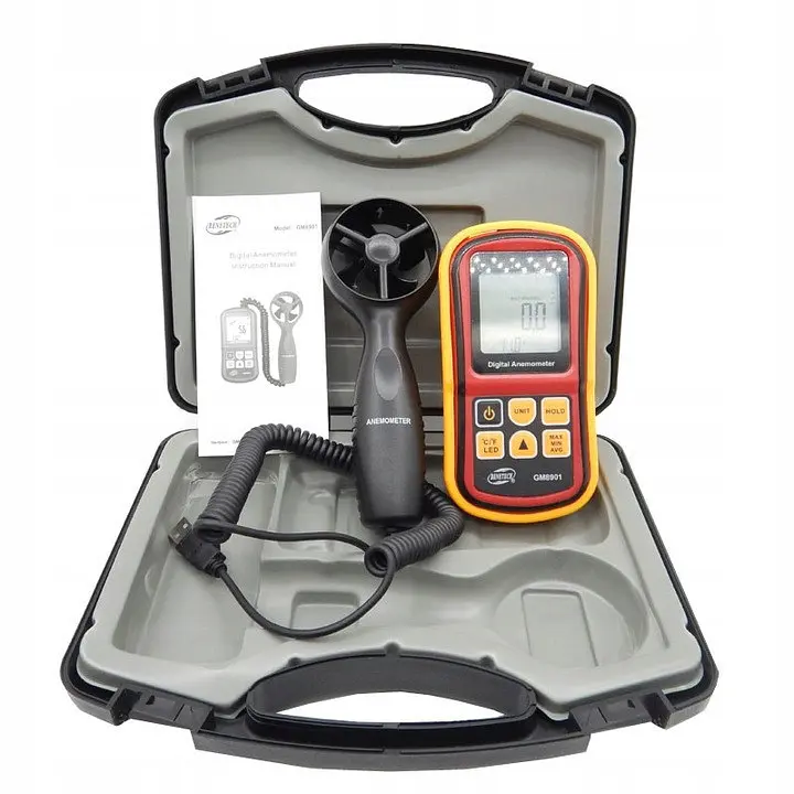 Термоанемометр 0,8-45 м/с, -10-45 °C BENETECH GM8901 - фото 6