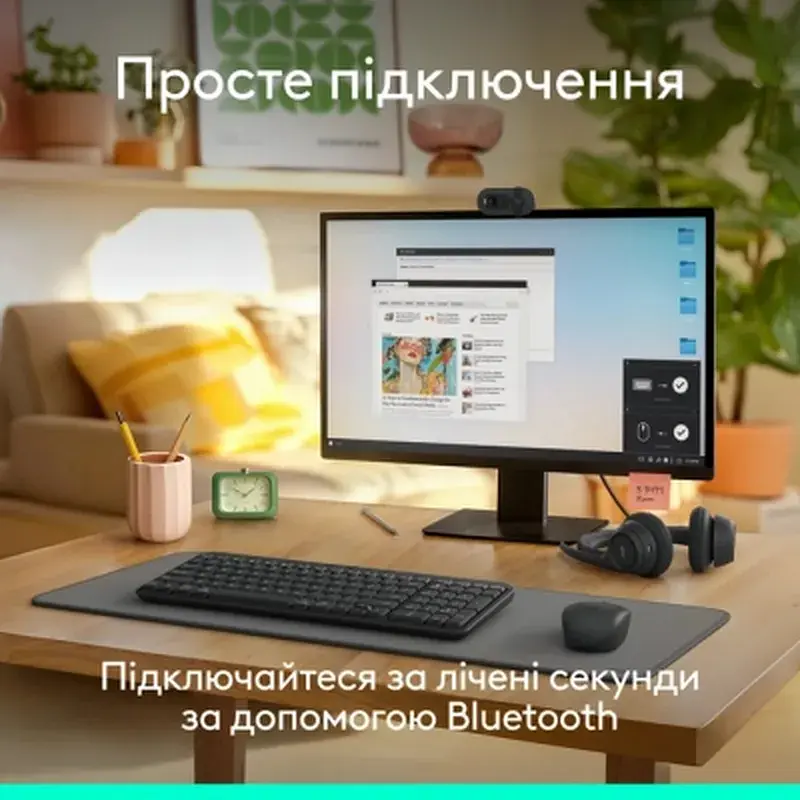 Клавіатура Logitech K250 Bluetooth UA Graphite (920-013822) - фото 2