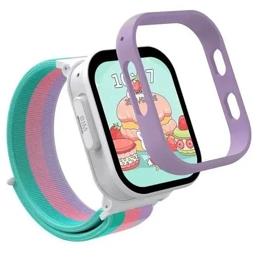 Дитячий смарт-годинник Gelius GP-PK008 (Rainbow) з GPS/4G White - фото 8