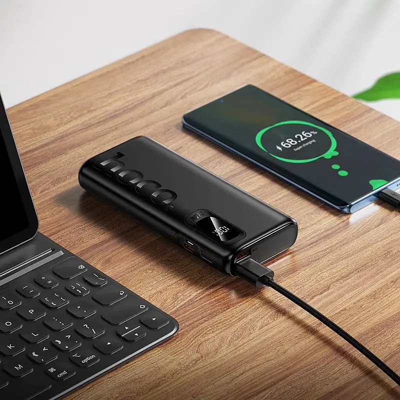 Зовнішній акумулятор Hoco J158 Pro Runner 10000mAh 22.5W Black (6942007674843) [172720] - фото 6