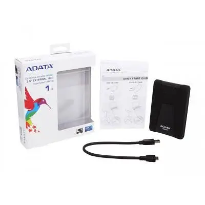 Зовнішній жорсткий диск 2.5 1TB ADATA (AHD650-1TU31-CBK) - фото 8