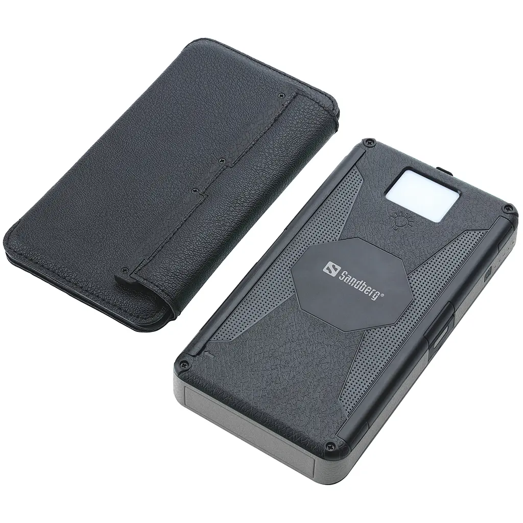 УМБ солнечная 6-Panel 7.5W Sandberg PD 20000 mAh, 2xUSB, Type-C OUT, фонарик - фото 4
