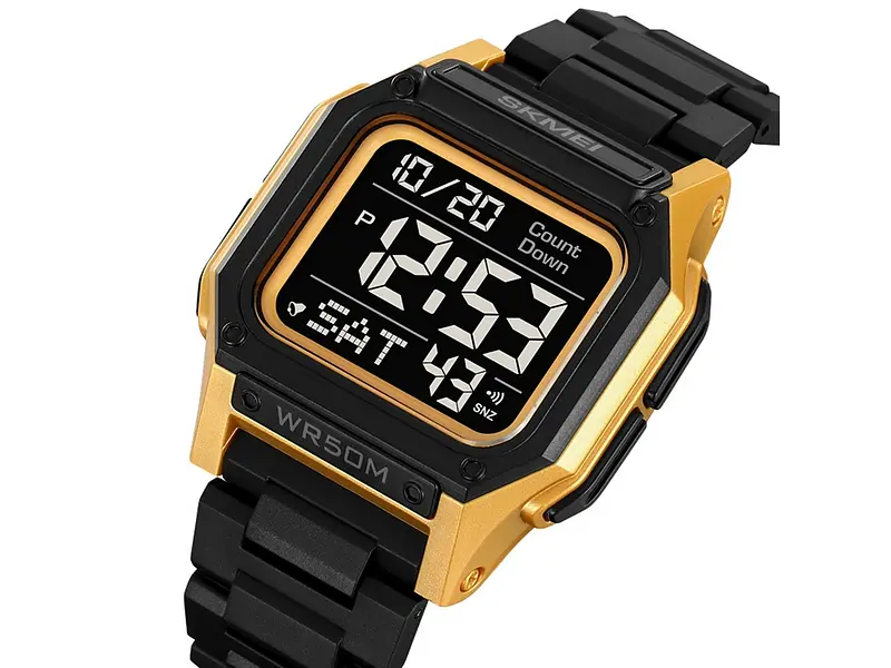 Чоловічий наручний годинник 2264BKGDBK Black-Gold-Black Skmei acs0030090 - фото 4