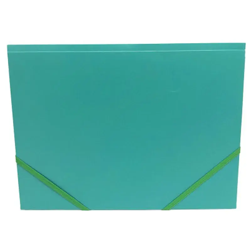 Папка на резинках H-Tone А4, зелена (FOLD-HT-JJ40941-G) - фото 3