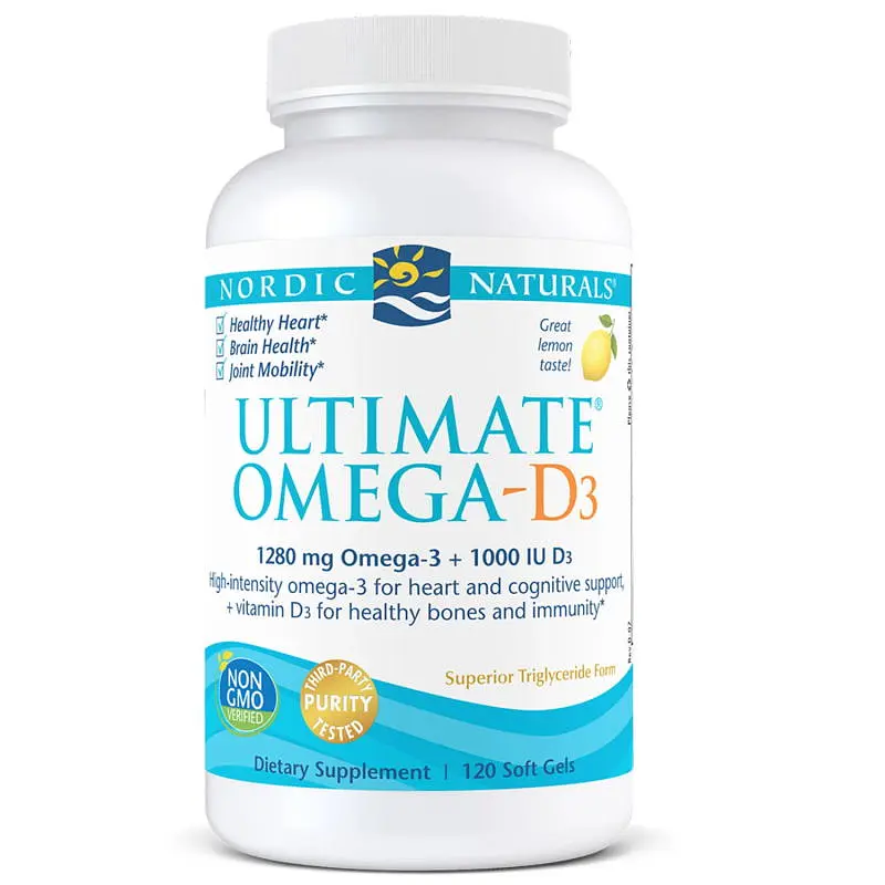 Жирные кислоты Nordic Naturals Ultimate Omega-D3 120 капсул - фото 2