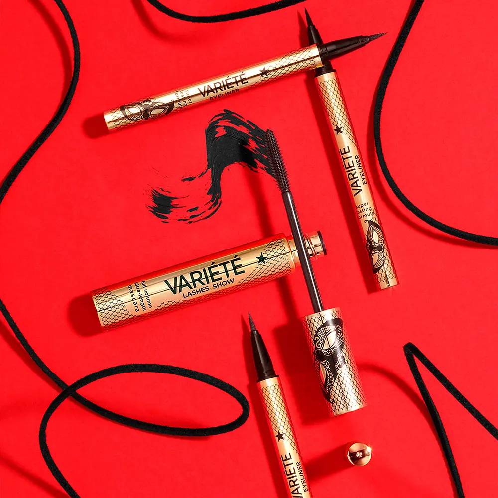 Подводка глаз Eveline Cosmetics Waterproof Variete Eyeliner ультра черная 7 мл (LMKKEYEVARIE) - фото 6