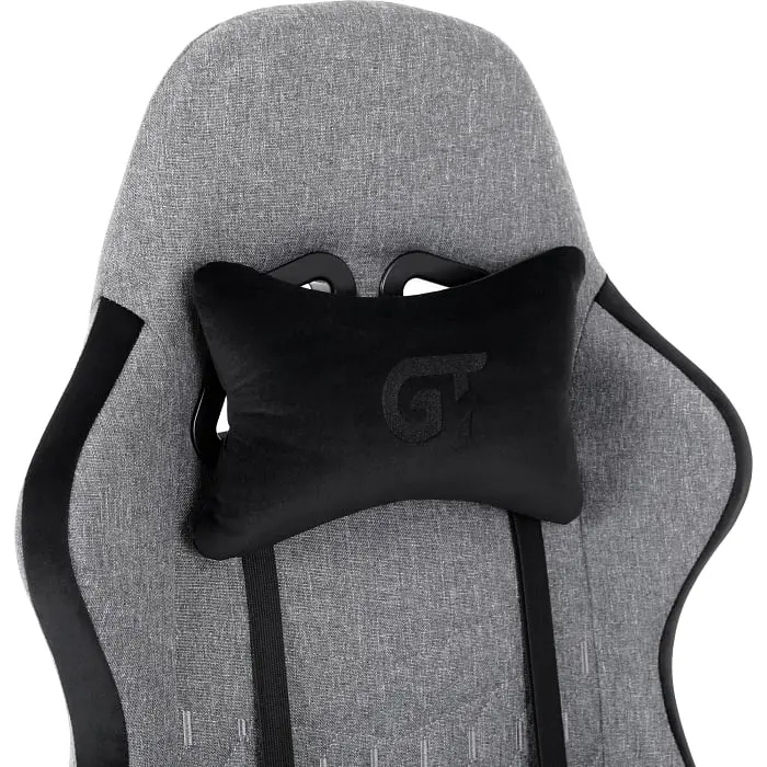 Геймерське крісло GT Racer сіре із чорним (X-2324 Fabric Gray/Black Suede) - фото 5