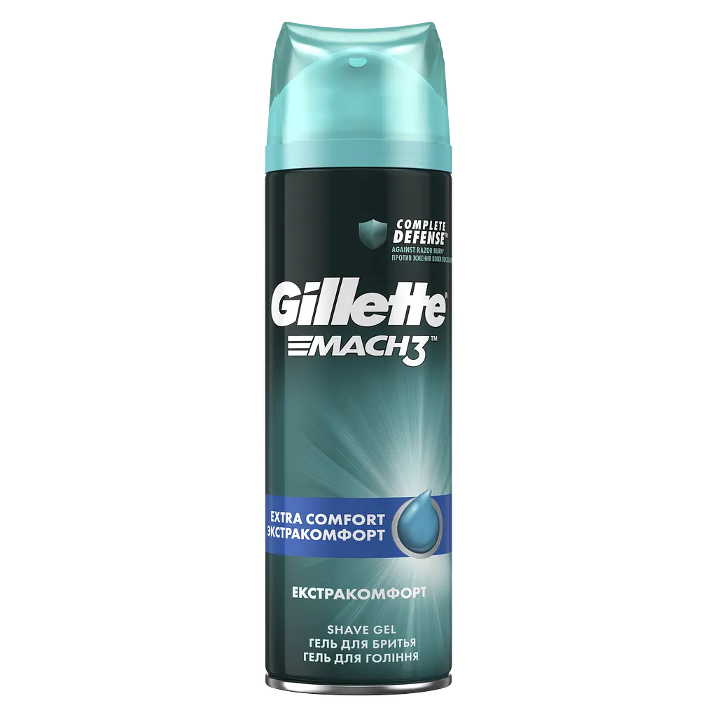 Гель для бритья Gillette Mach 3 Extra Comfort 200 мл - фото 2