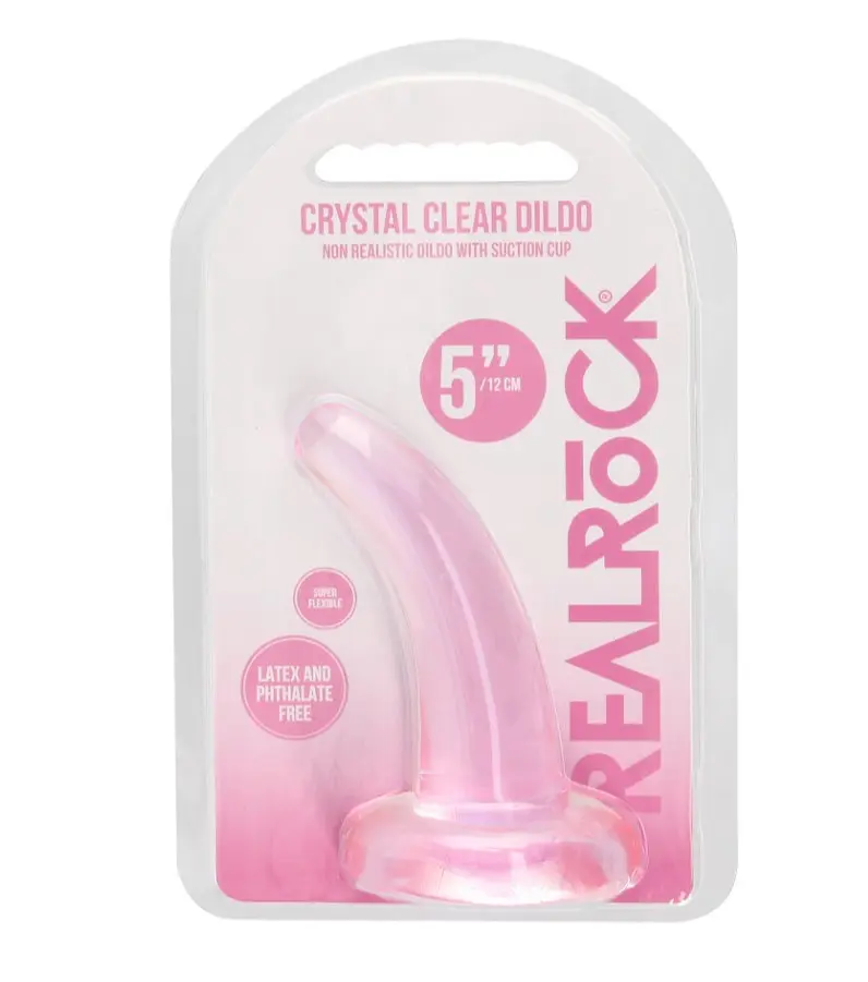Фалоімітатор - Realrock Dildo 4,5" Pink - фото 6
