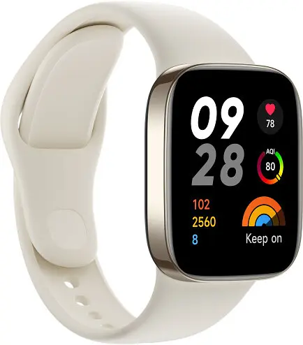 Смарт-годинник Xiaomi Redmi Watch 3 OLED (Ivory) бежево-білі - фото 3