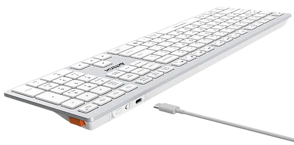 Клавіатура бездротова A4Tech Fstyler FBX50C White - фото 2