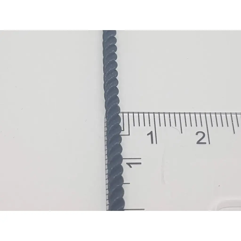 Ювелирный шнурок Империя золота из текстиля с серебряными вставками. ПК100С 45 - фото 3