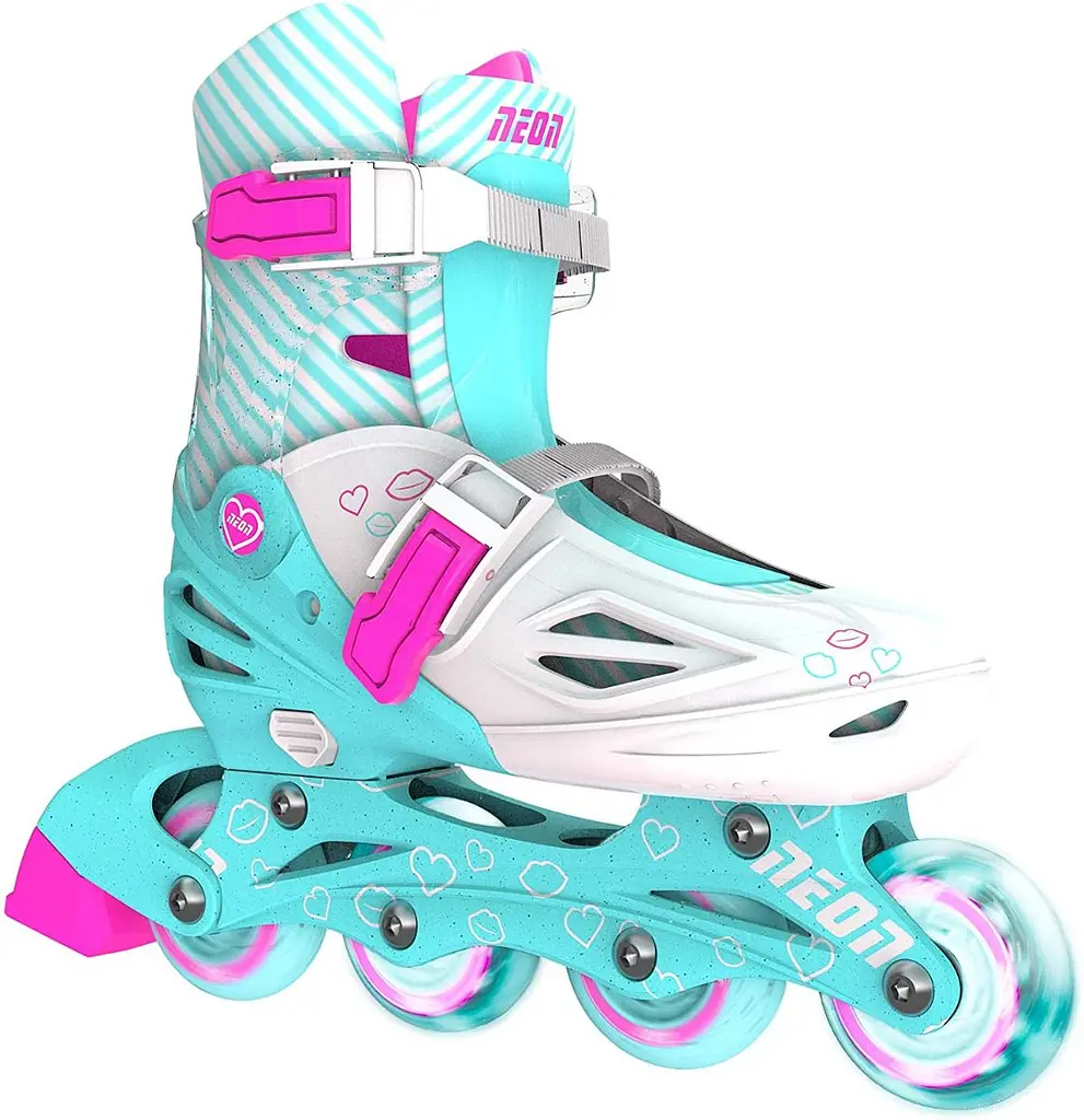Ролики Neon Combo Skates Размер 34-37 Бирюзовый - фото 2