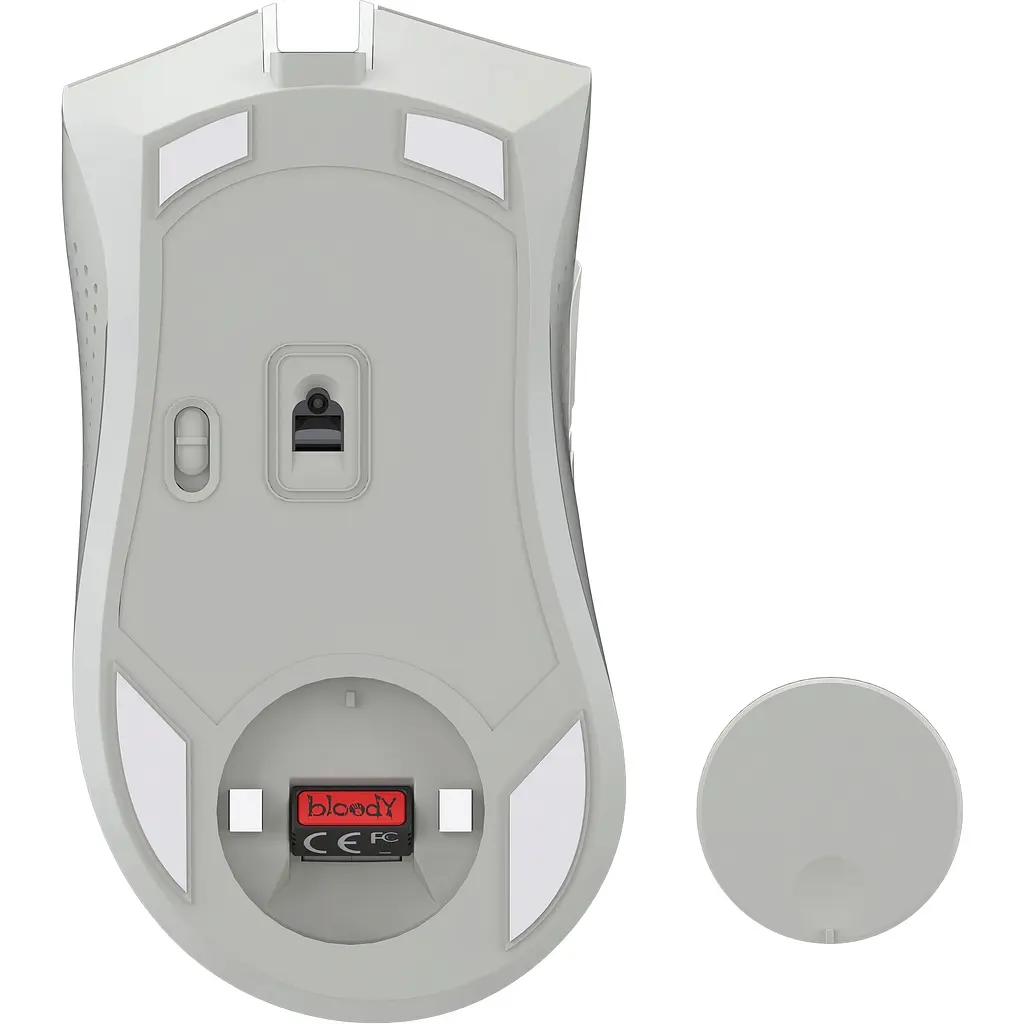 Миша Bloody R90 Plus Wireless Greyish White [119713] - фото 11