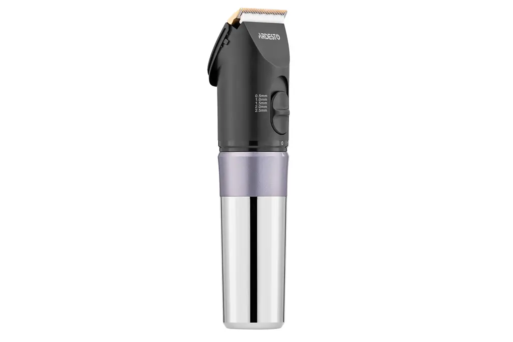 Машинка для стрижки Ardesto HC-Y40-DBS, сеть+аккум., насадок-4, титан. напиток + керамика, черный - фото 3