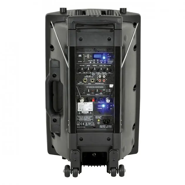Колонка бездротова Сабвуфер Bluetooth FM Speaker Su-Kam BT-120D з 2 мікрофонами - фото 5