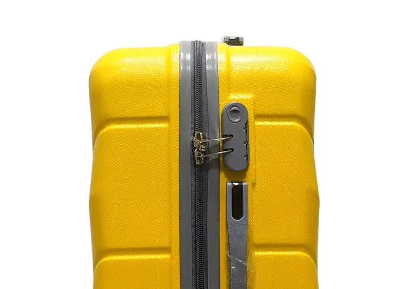 Валіза середня M ABS-пластик Milano bag 147M 66×46×29см 80л Жовтий - фото 4