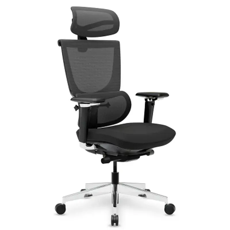 Офісне крісло Mealux S8 Air Fabric Black (HF-S8P F/B) - фото 4
