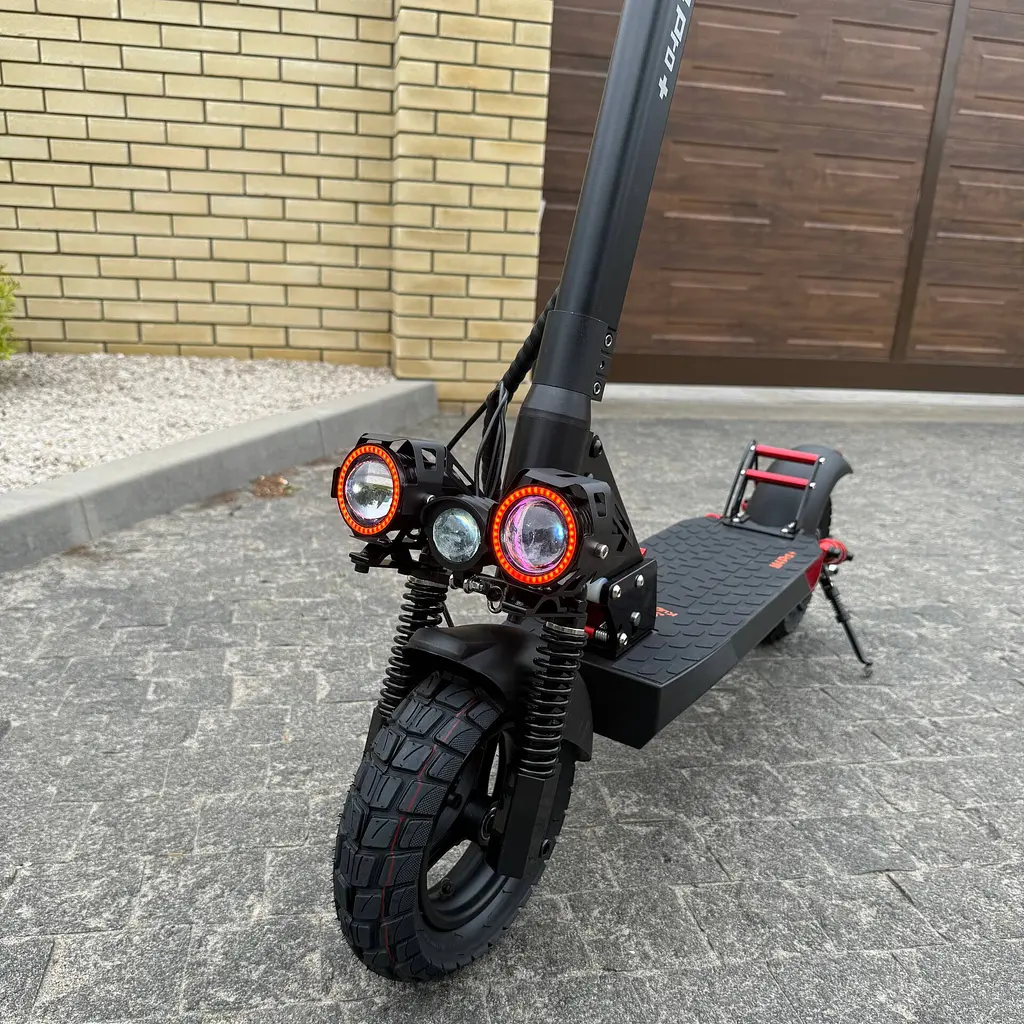 Электросамокат KUGOO Kirin M4 Pro+Plus 23Ah 1000W Black | БЕЗ СИДЕНИЯ (модель 2025) - фото 8