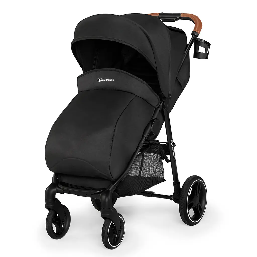 Прогулочная коляска Kinderkraft Grande LX Black - фото 3