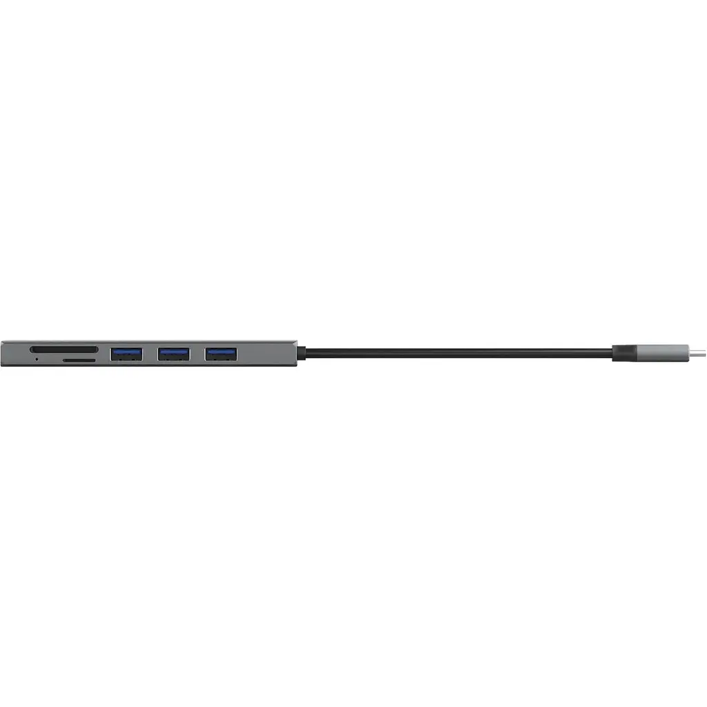 USB-Хаб Trust USB-хаб HALYX FAST 3USB+CARD READER USB-C ALUMINIUM (24191_TRUST) - фото 5