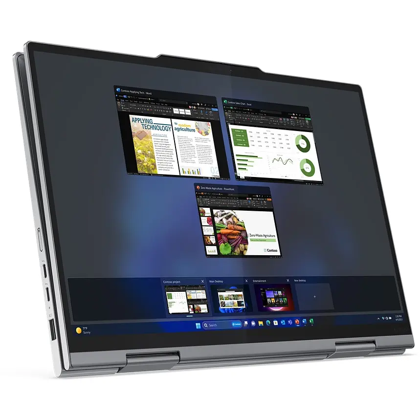 Ноутбук Lenovo ThinkPad X1 2-in-1 Gen 9 Ultra 7 165U la 49GHz, IPS, сенсорный, 64GB LPDDR5x, 1TB, Windows 11 Pro - фото 4