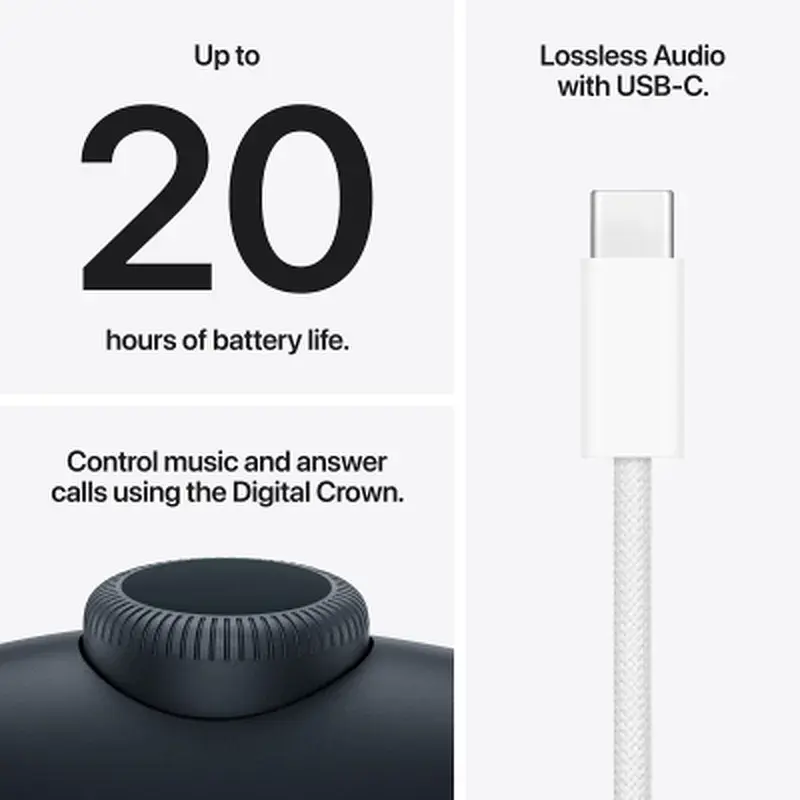 Навушники Apple AirPods Max 2 Midnight (MHWK4ZE/A) - фото 7