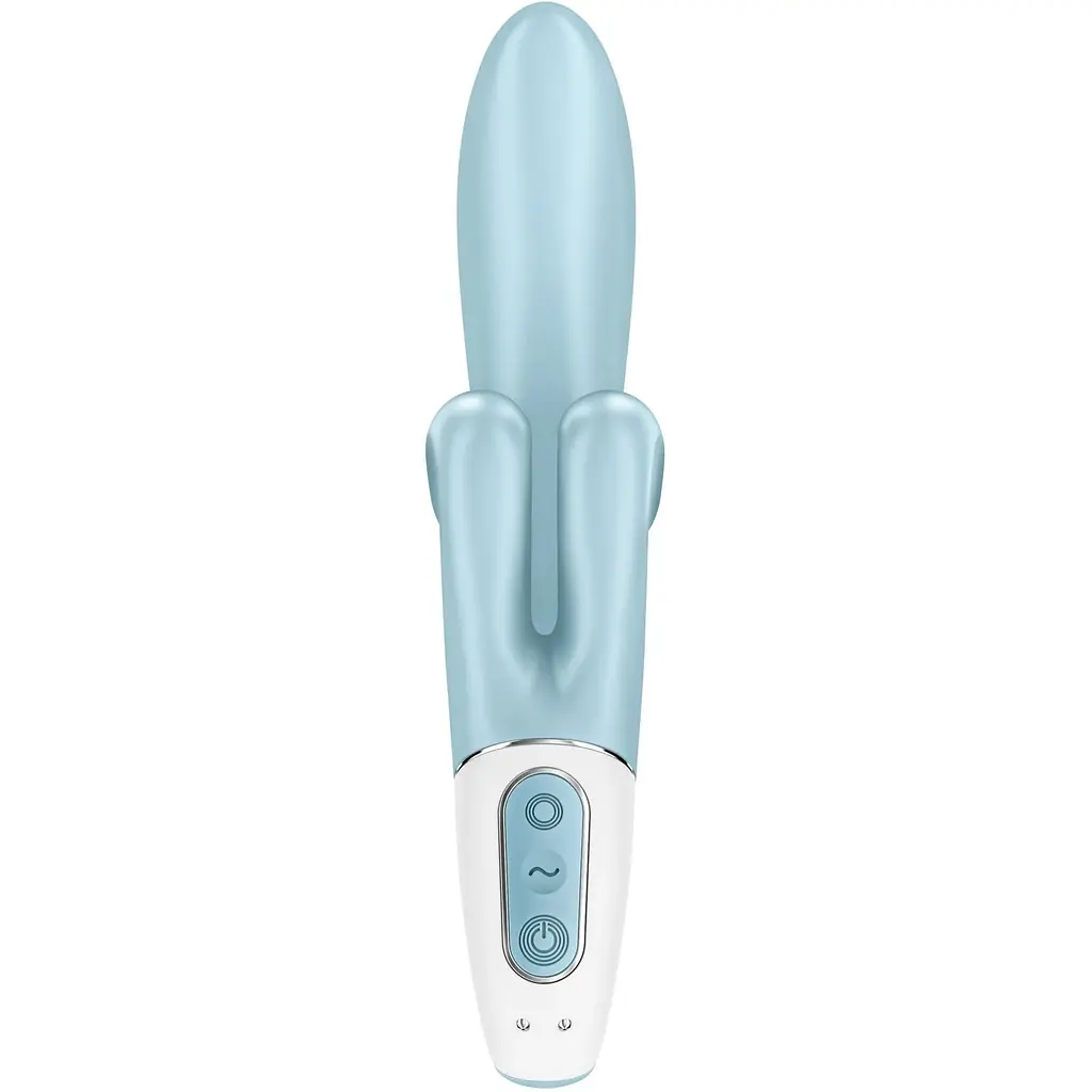 Вібратор-кролик Satisfyer Touch Me Blue - фото 6