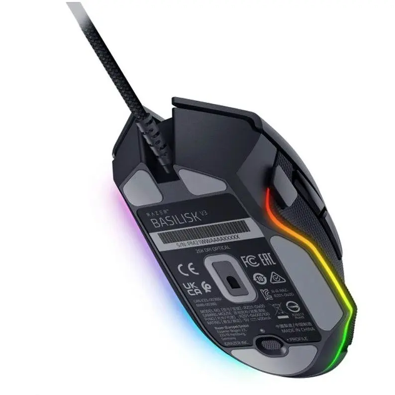 Ігрова миша Razer Basilisk V-3 USB Black - фото 4