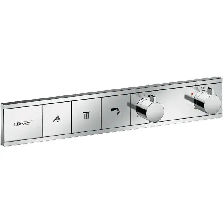 Термостат для душу Hansgrohe RainSelect прихованого монтажу на 3 споживача chrome 15381000