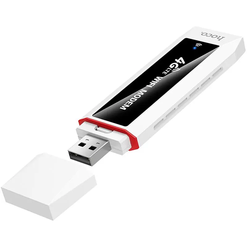 Портативный модем WiFi роутер Hoco HI43 150Mbps (SIM) 2100 mAh White - фото 6