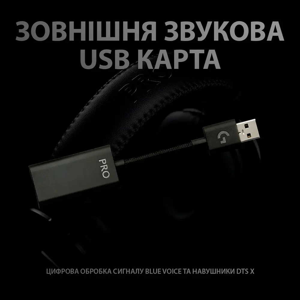 Навушники Logitech G PRO X Gaming Headset Black (981-000818) - фото 6