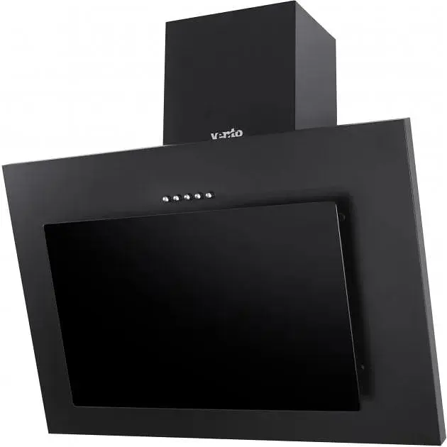 Вытяжка наклонная Ventolux Tivoli 60 BK (700) PB - фото 2