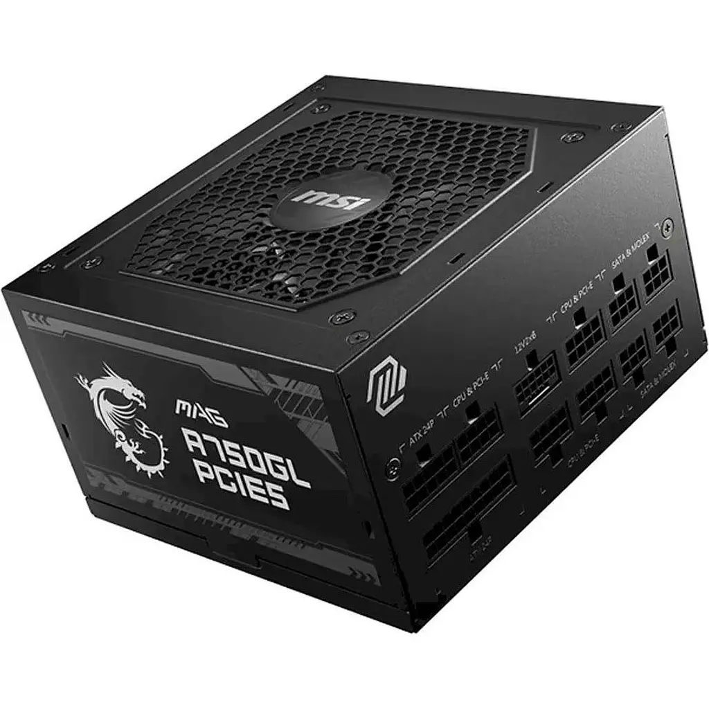 Блок живлення MSI MAG A850GLS PCIE5 850W Black [149307] - фото 4