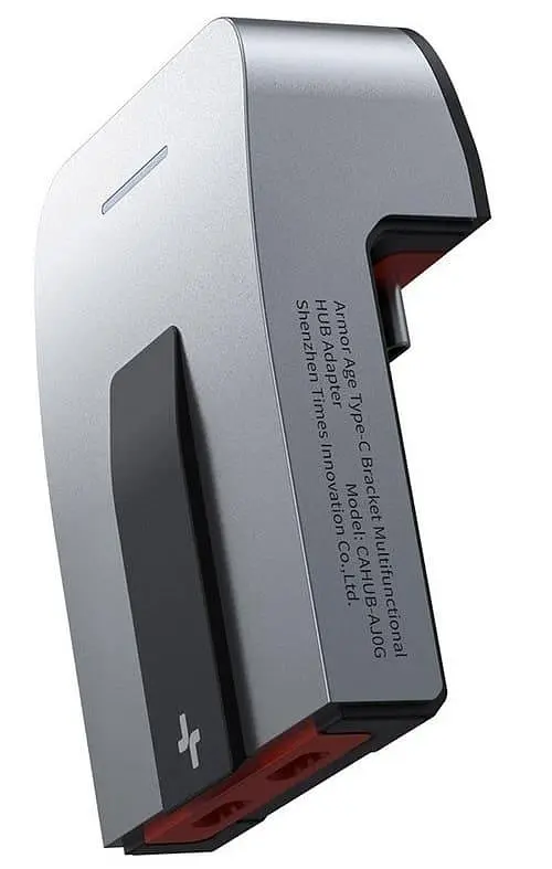USB-Хаб Baseus Armor Age Type-C Bracket Multifunctional HUB Adapter Space Gray (CAHUB-AJ0G) - фото 4