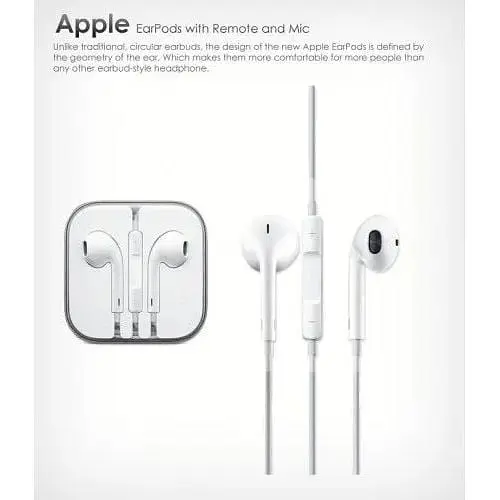 Навушники Apple EarPods MD827FE  - фото 2