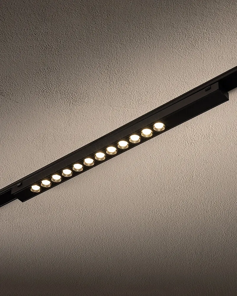 Магнитный трековый светильник Nowodvorski 11305 UT-LVM Focus LED 1x12W 3000K 1000Lm IP20 черный - фото 2