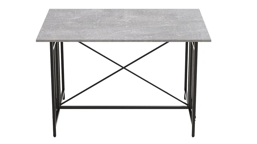 Стіл-книга трансформер Оріон 3 Ferrum-decor 750x1150x880 Чорний метал ДСП Бетон 16 мм (FRD-105087) - фото 5