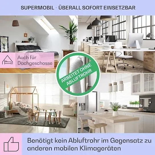 Мобильный вентилятор Klarstein Rotator 4 в 1 (10033547) - фото 5