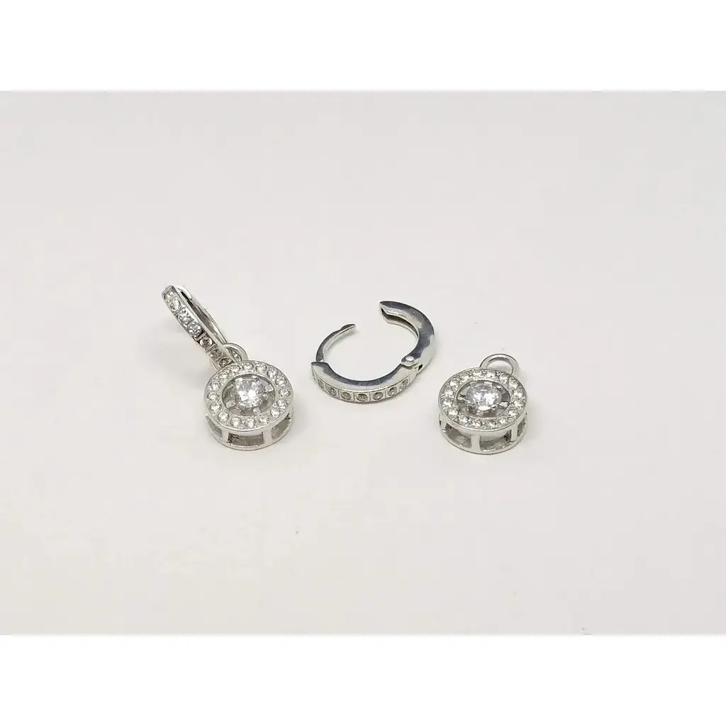 Золоті сережки Імперія золота з фіанітами. СВ263БИ - фото 3