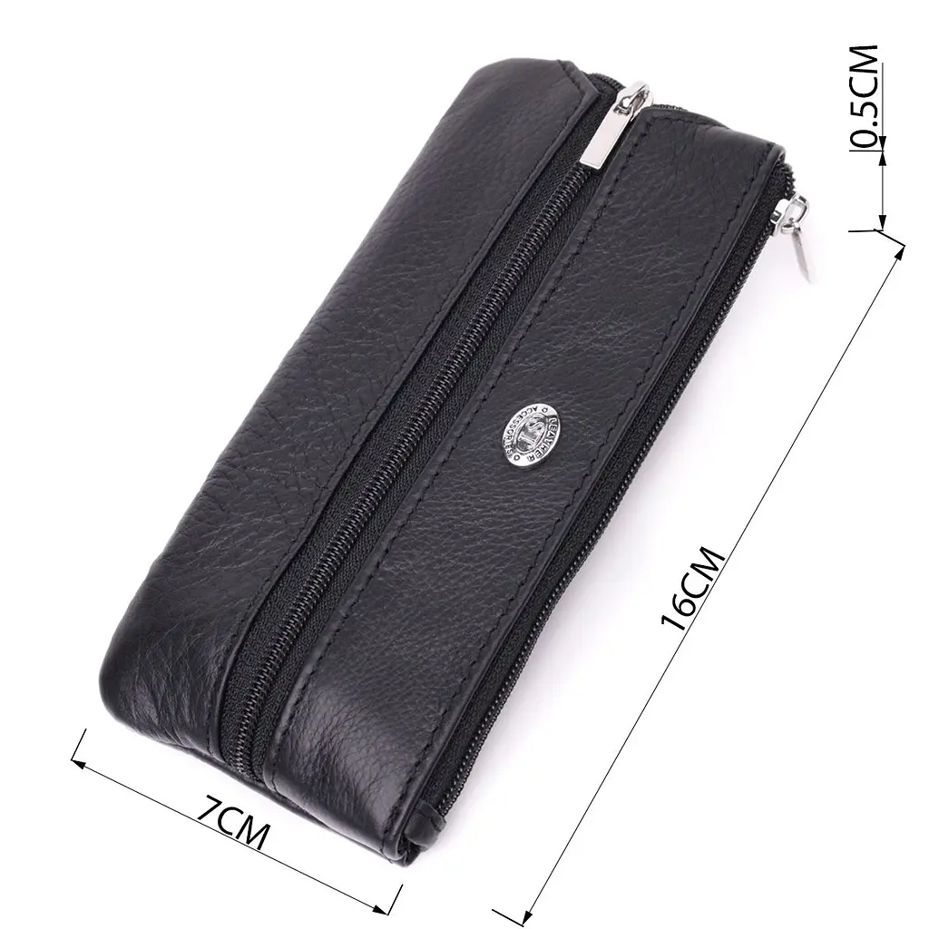 Універсальна ключниця із натуральної шкіри ST Leather 22511 чорна - фото 3